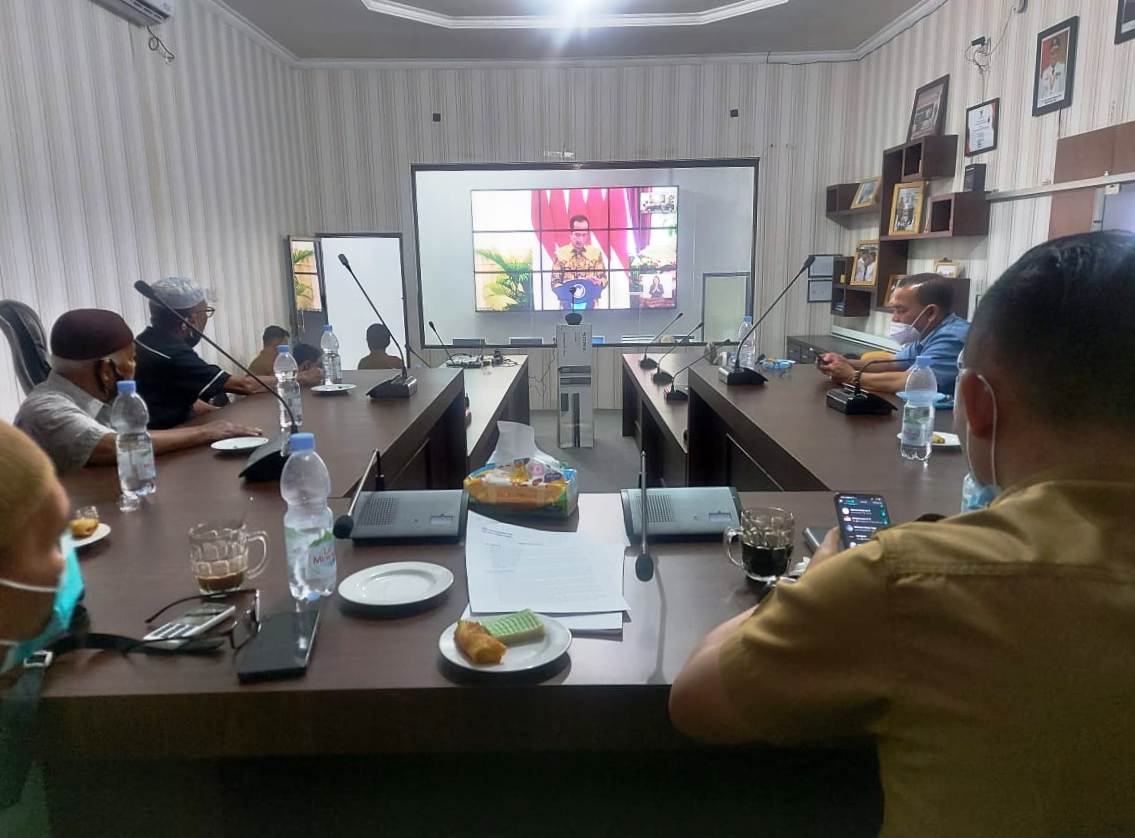 PWI Tebing Tinggi Peringati HPN secara Virtual Bersama Presiden Jokowi