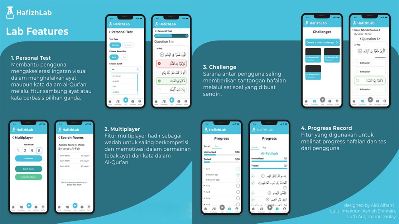  Aplikasi Mahasiswa UI Al-Qur’an Learning Laboratory. 