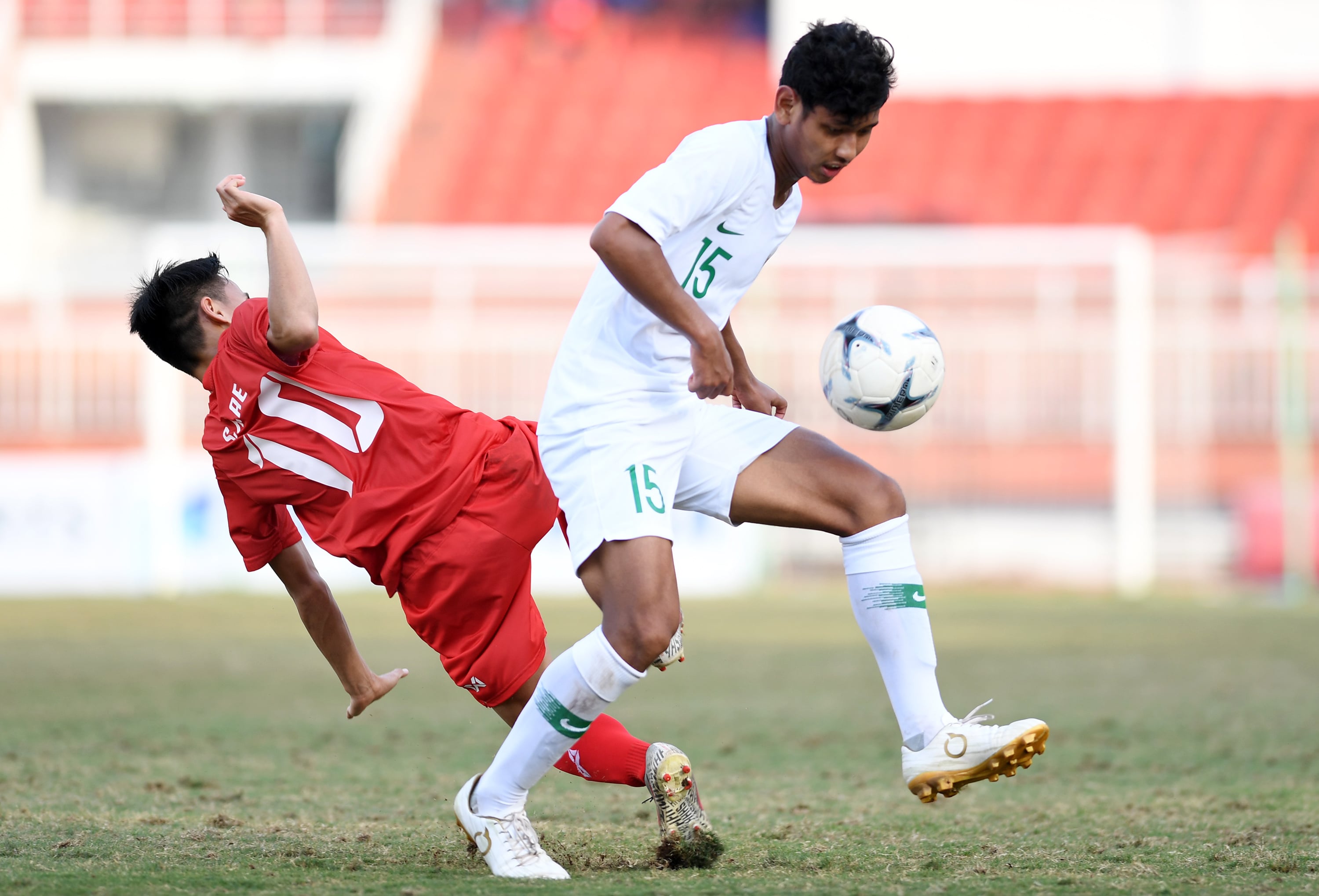Muhamamd Salman Alfarid saat membela Timnas U-18
