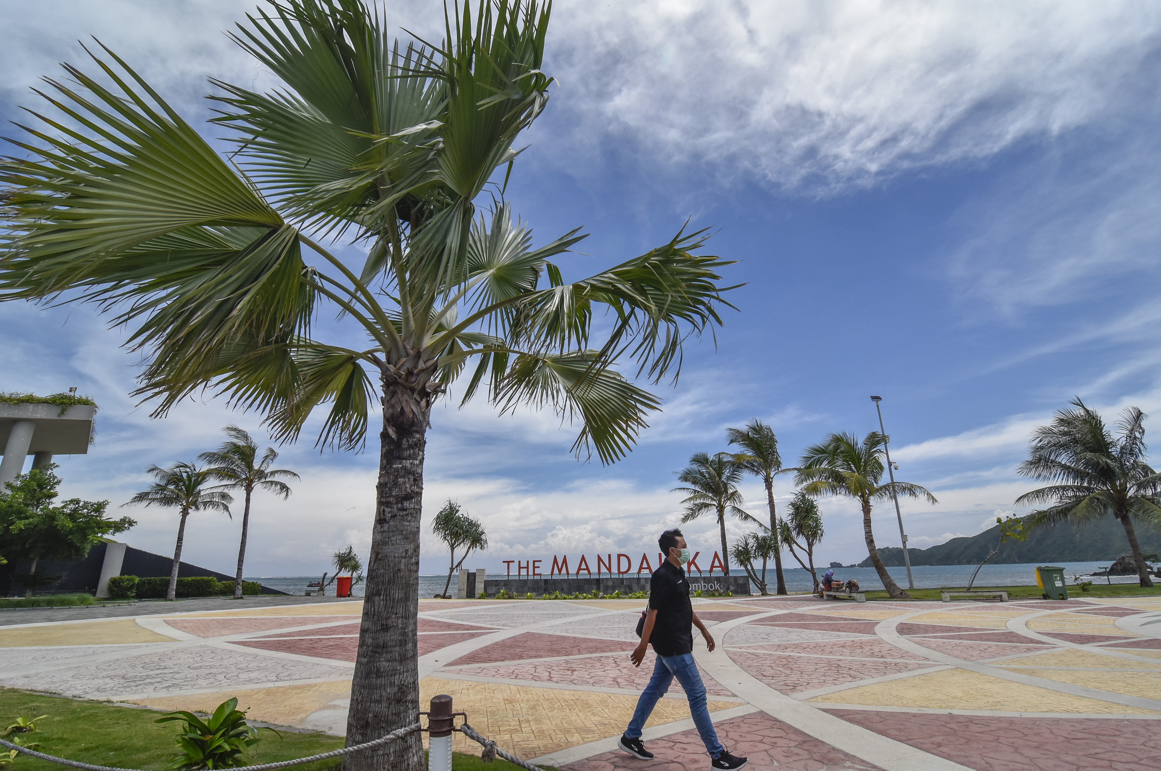 Kawasan destinasi pariwisata super prioritas (DPSP) The Mandalika, Praya, Lombok Tengah, NTB