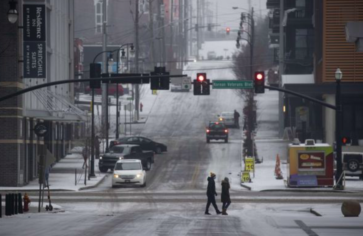 Musim Dingin di Texas.