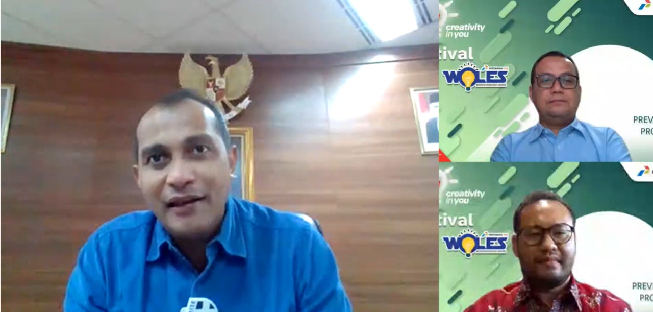 Wamen Hukum dan HAM Sosialisasikan UU Ciptaker pada Insan Pertagas