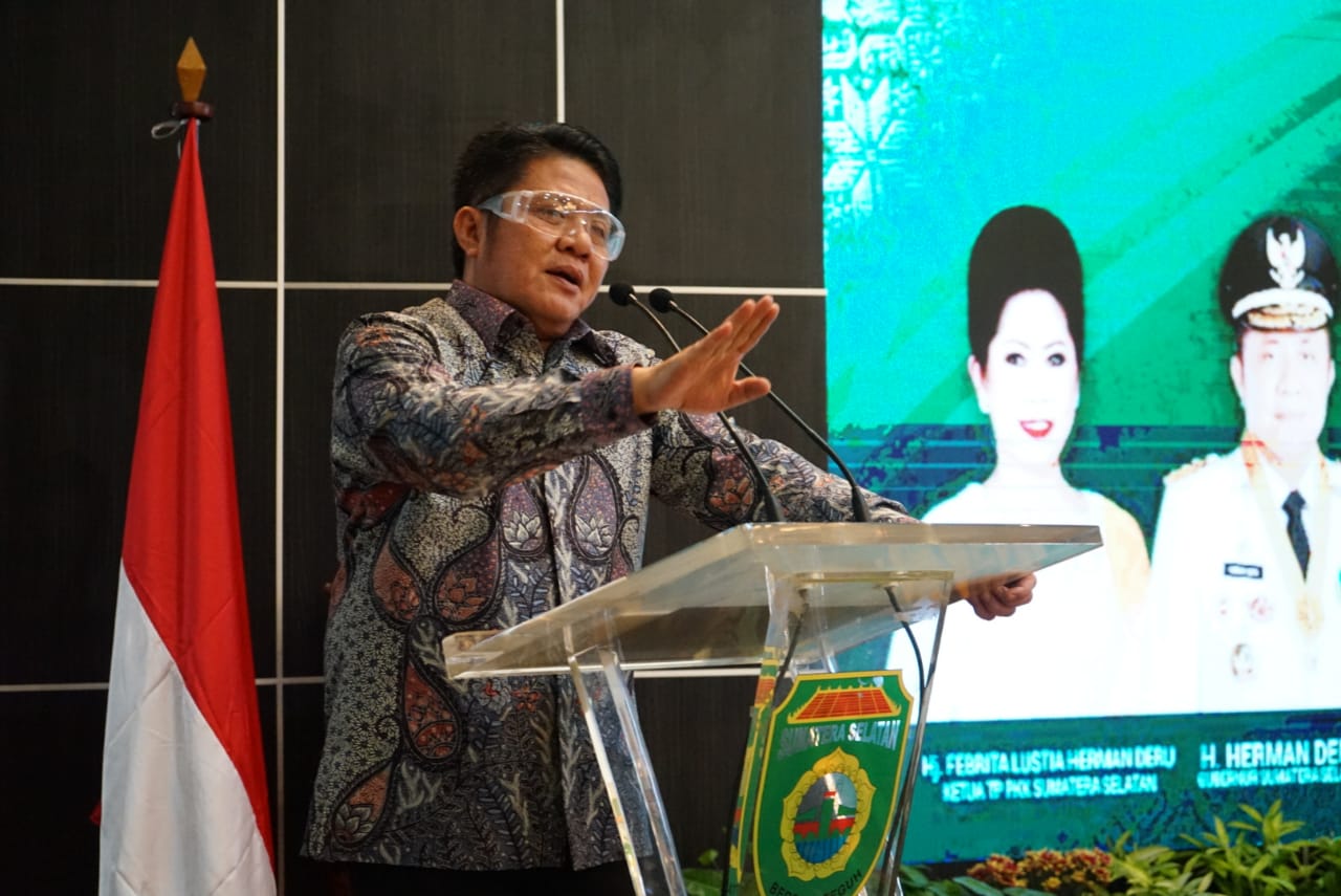 Gubernur Sumsel, Herman Deru.