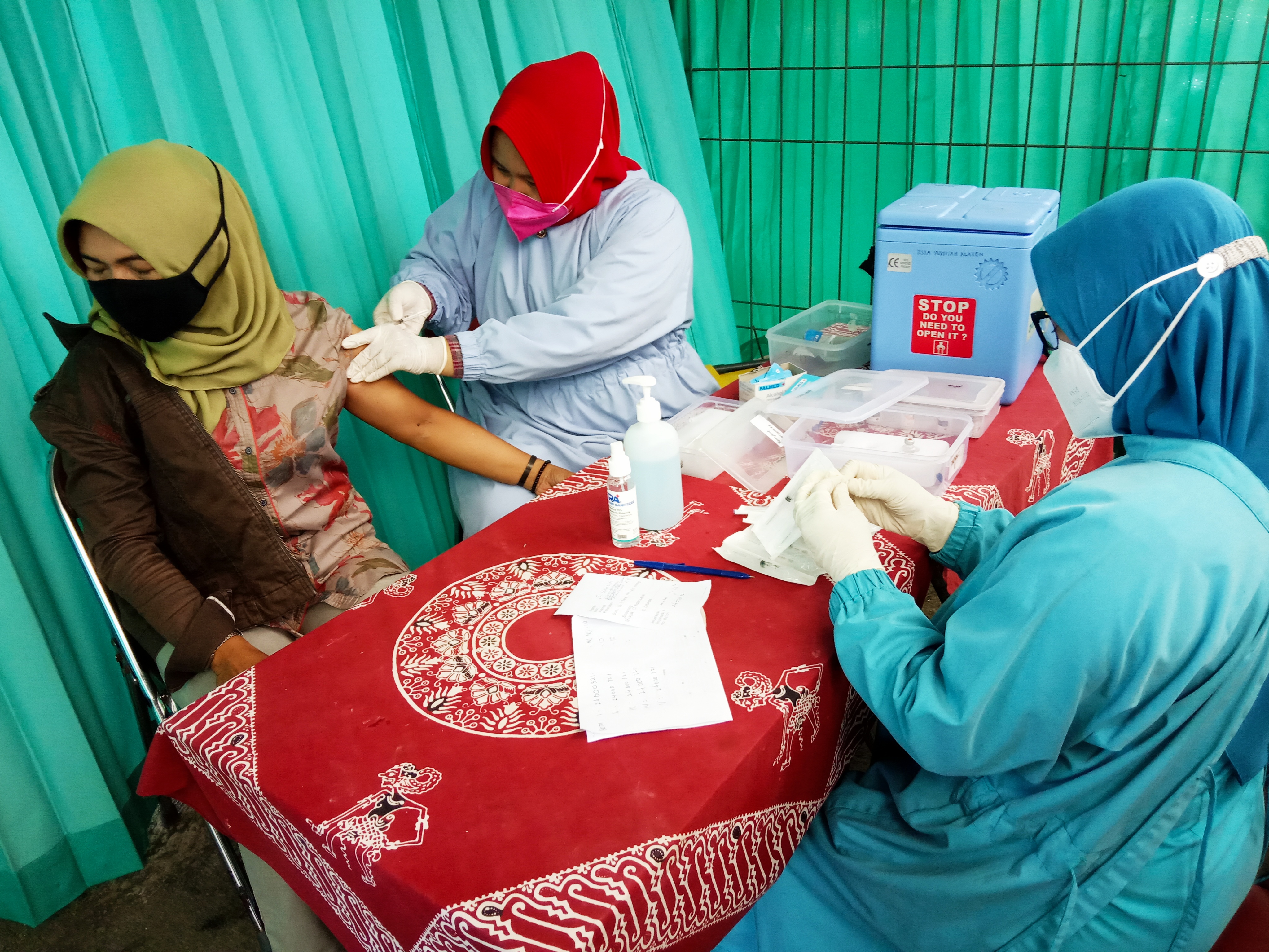 Wartawan divaksin covid-19