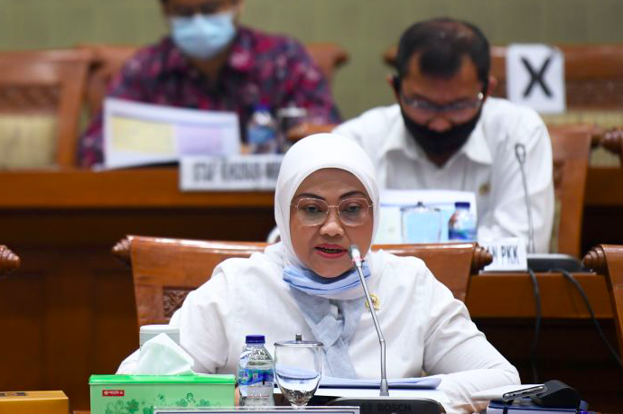 Menteri Tenaga Kerja Ida Fauziyah