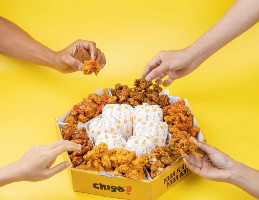 Menu ayam goreng yang kini ditawarkan oleh start up Kopi Kenangan yang sebelumnya menyajikan menu kopi.