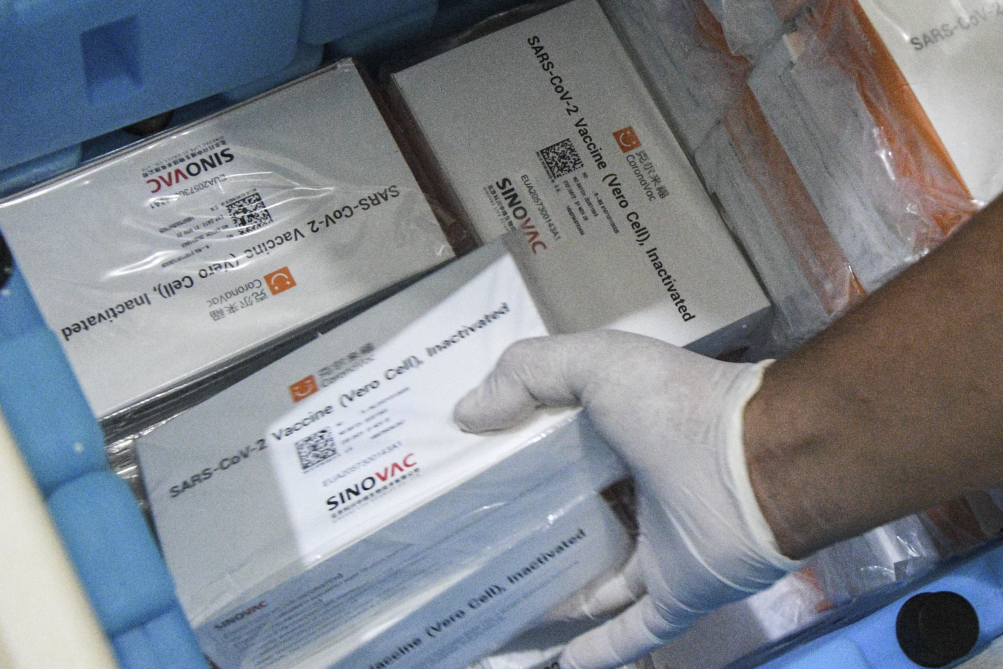 Distribusi vaksin CoronaVac buatan Sinovac