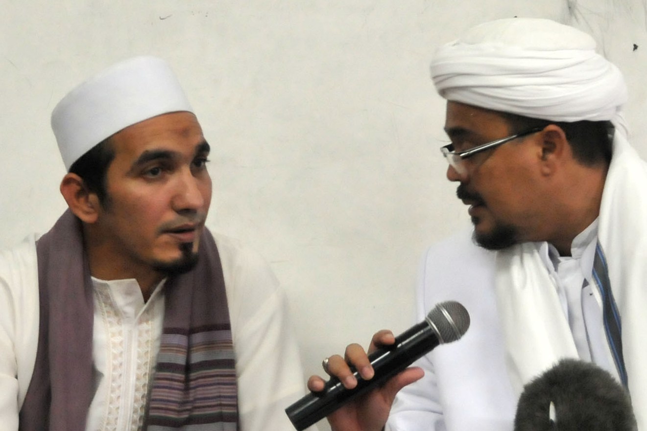 Muhammad Rizieq Syihab dan Ahmad Shabri Lubis.