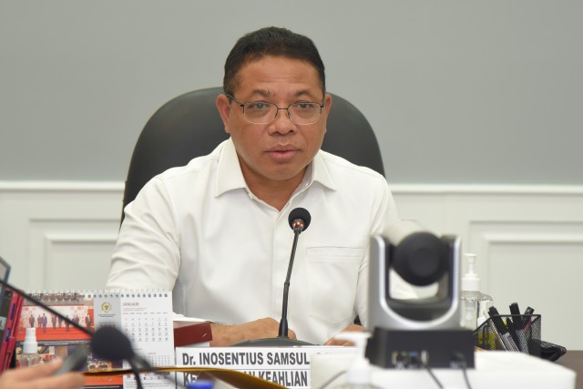 Ketua Badan Keahlian (BK) DPR RI Inosentius Samsul.