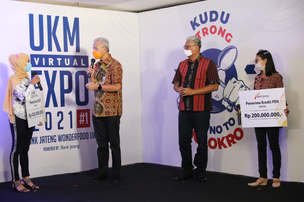Bank Jateng Dukung Penuh Penyelenggaraan UKM Virtual Expo 2021