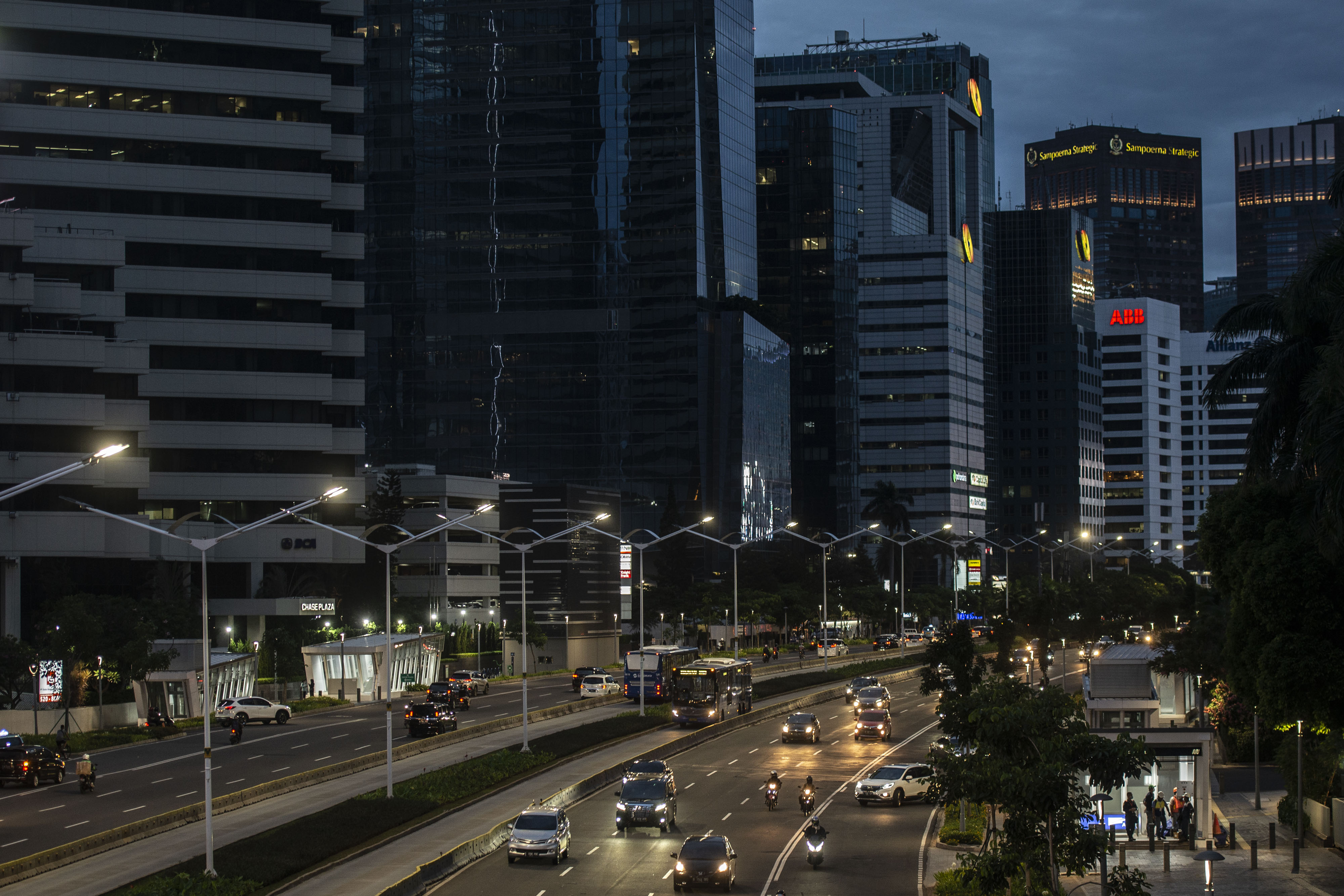 Suasana ibu kota DKI Jakarta