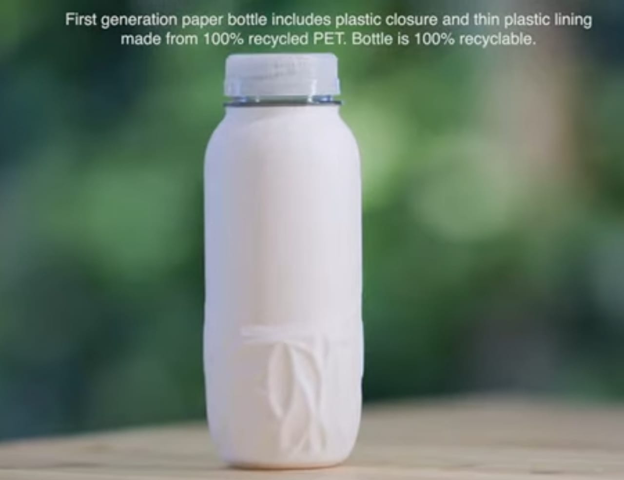 Coca-Cola memulai uji coba penggunaan botol kertas.