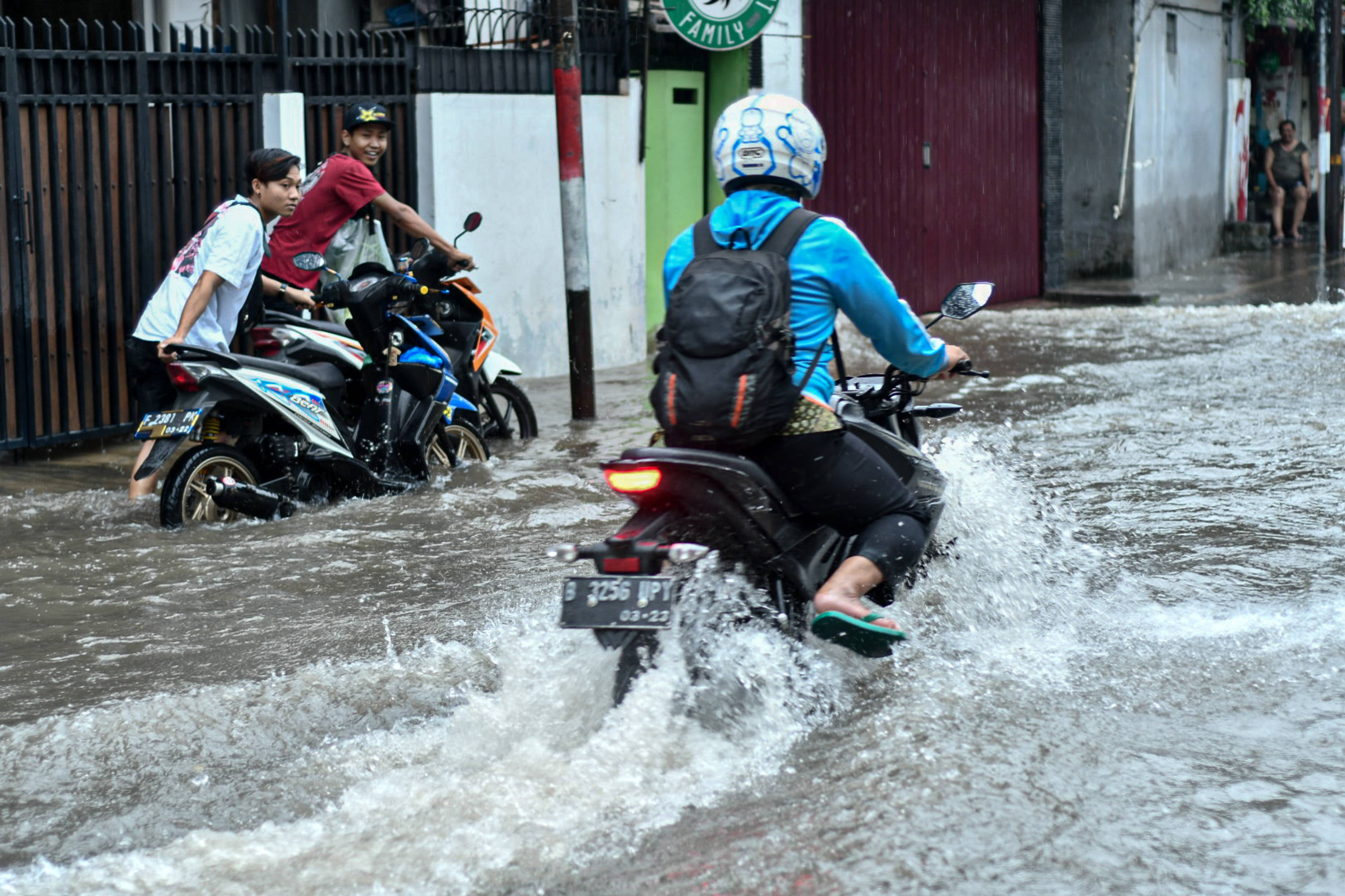 Ilustrasi banjir di jakarta