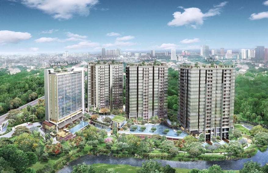 Ilustrasi proyek The Veranda di Lebak Bulus, Jaksel