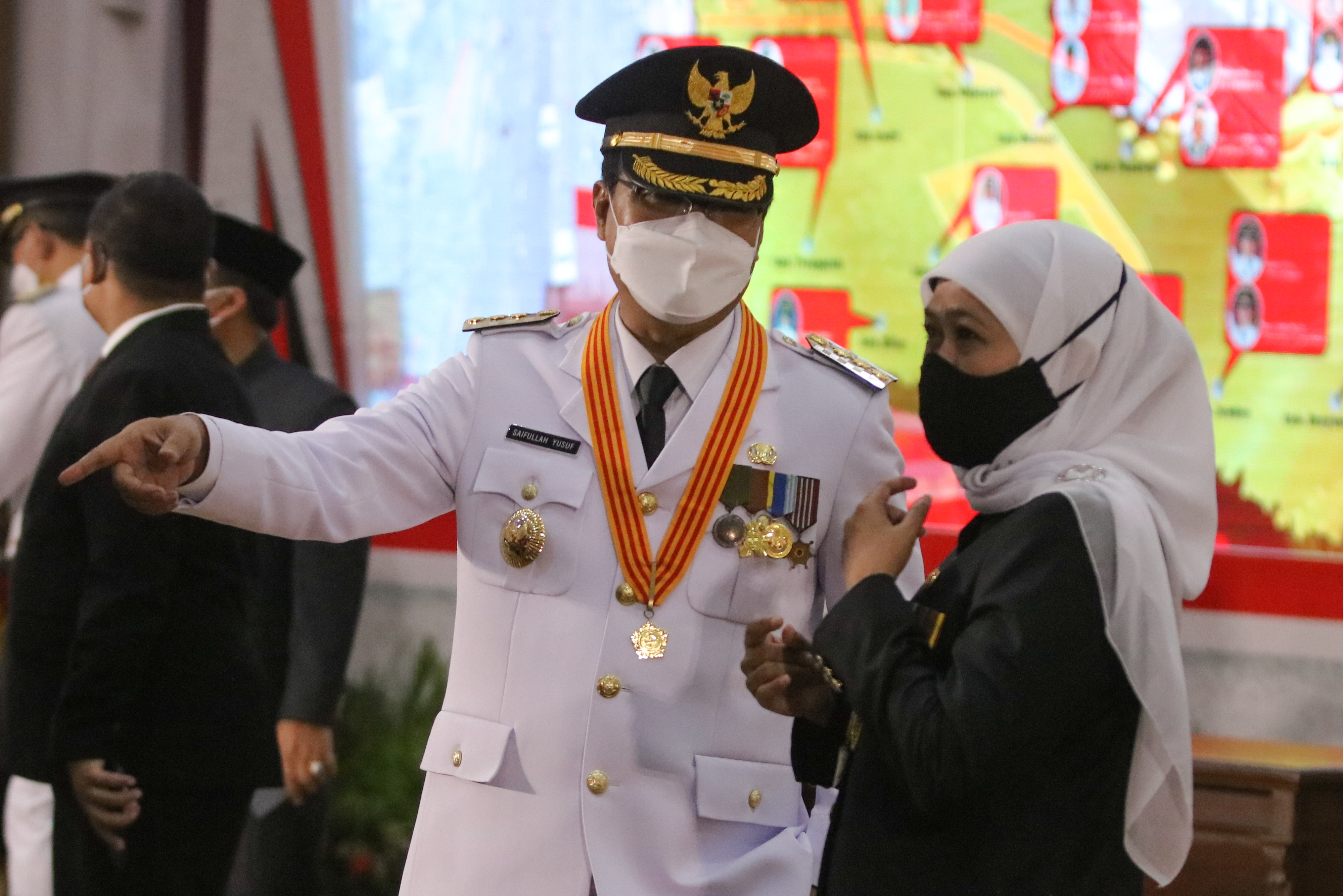 Pelantikan kepala daerah di Provnsi Jawa Timur