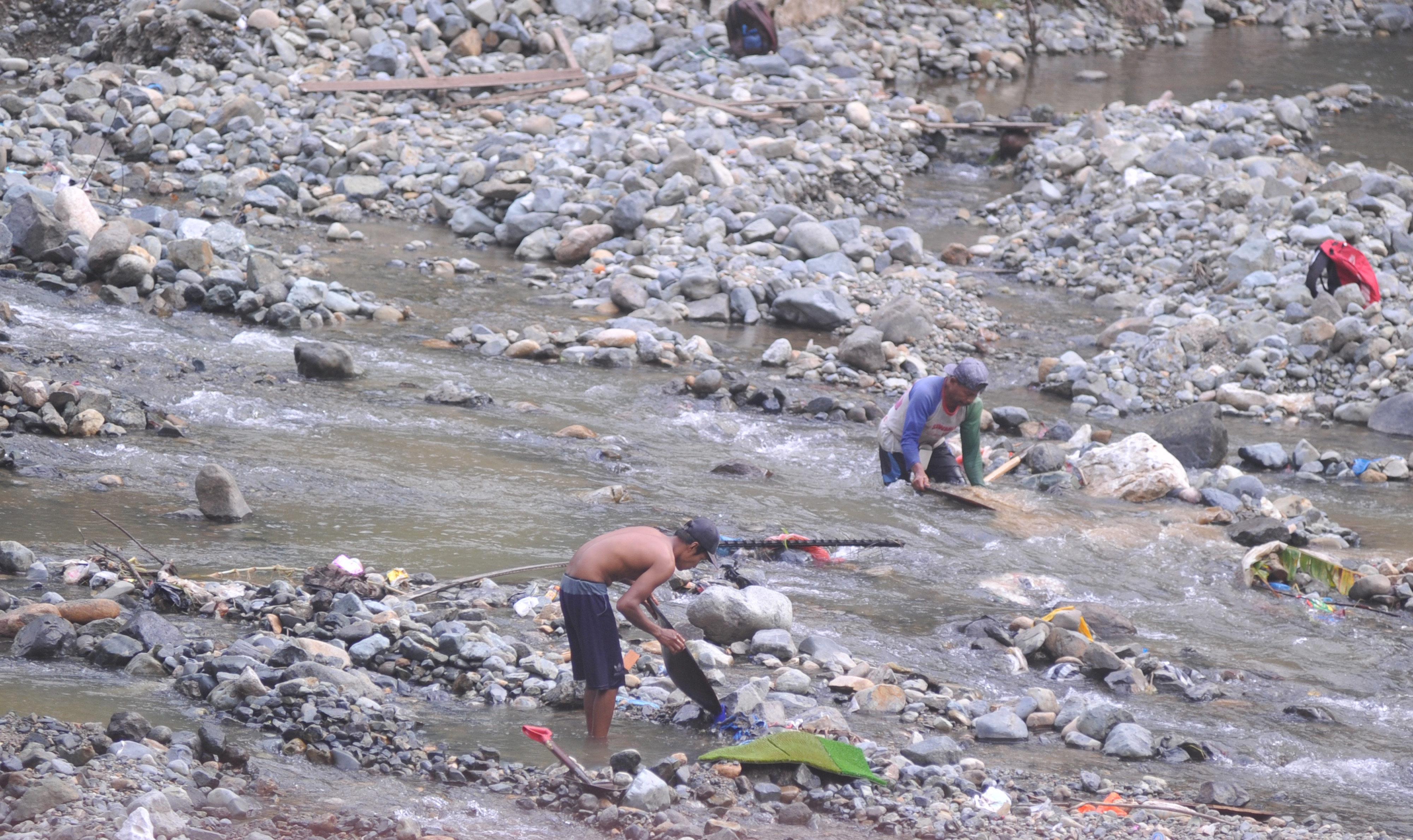 Ilustrasi tambang emas ilegal