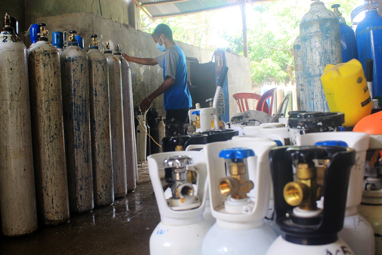 Ilustrasi tabung oksigen