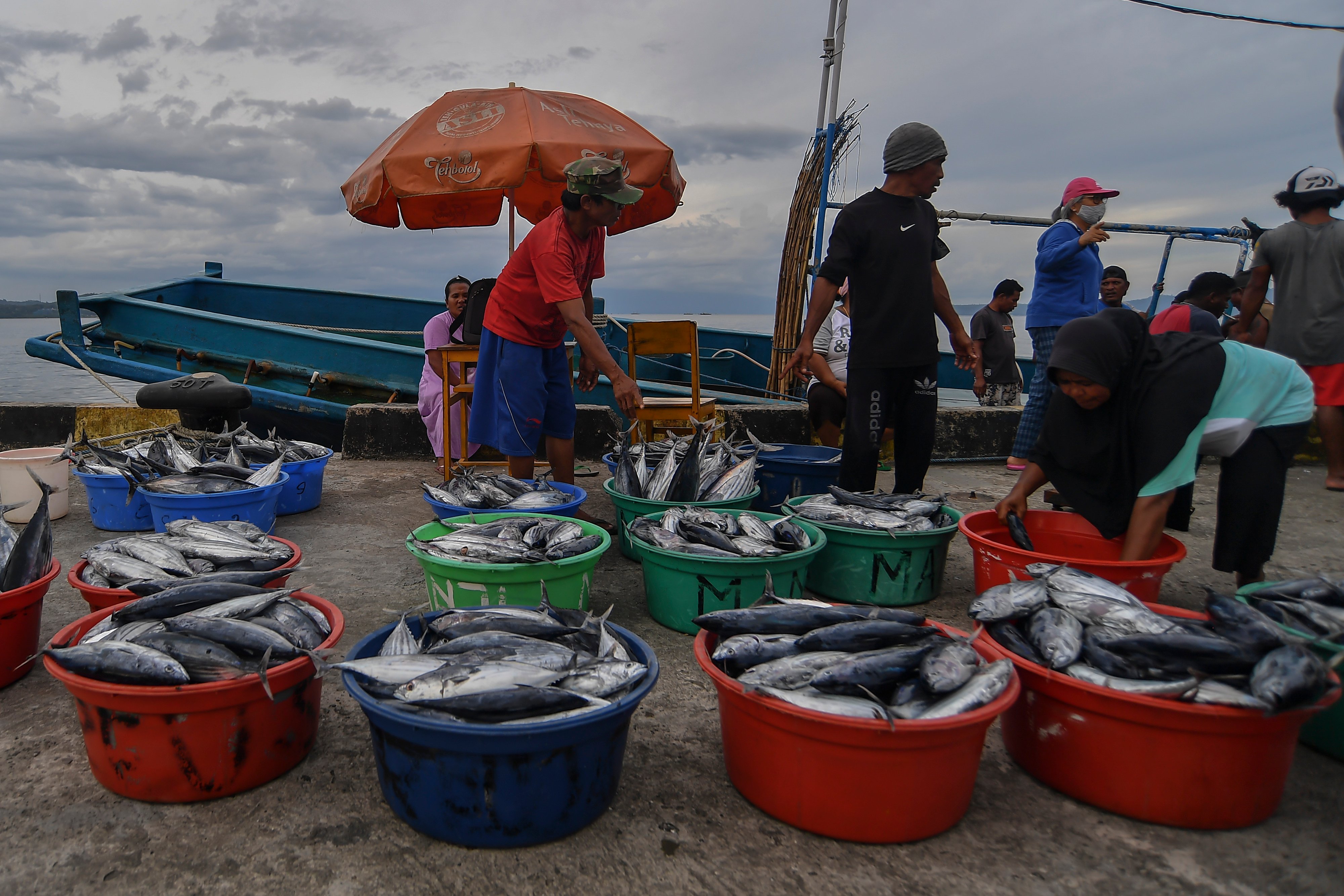Pelabuhan Tulehu yang jadi salah satu calon lumbung ikan Maluku
