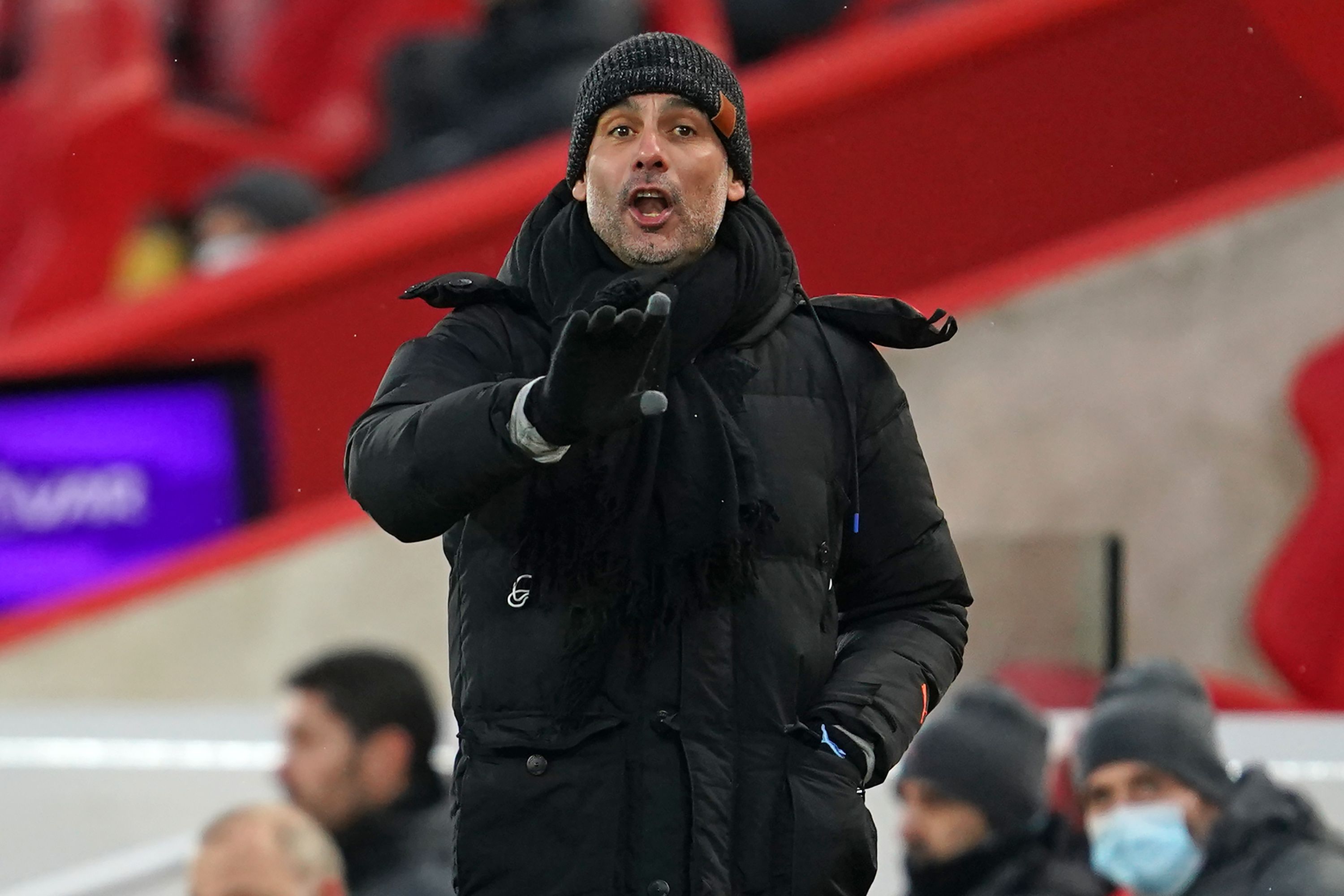 Manajer Manchester City Pep Guardiola