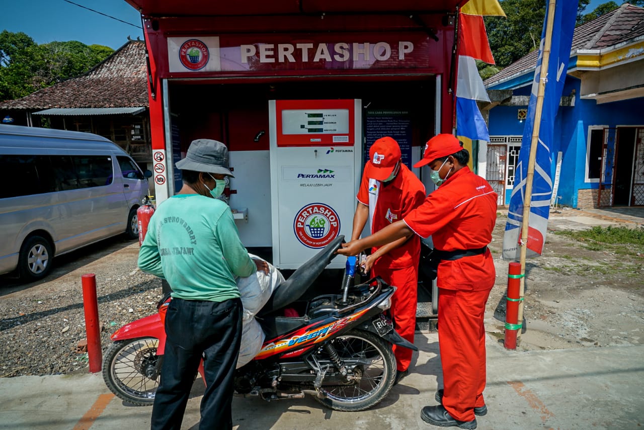 Pertashop hadir di 139 pelosok Sumbangsel. 