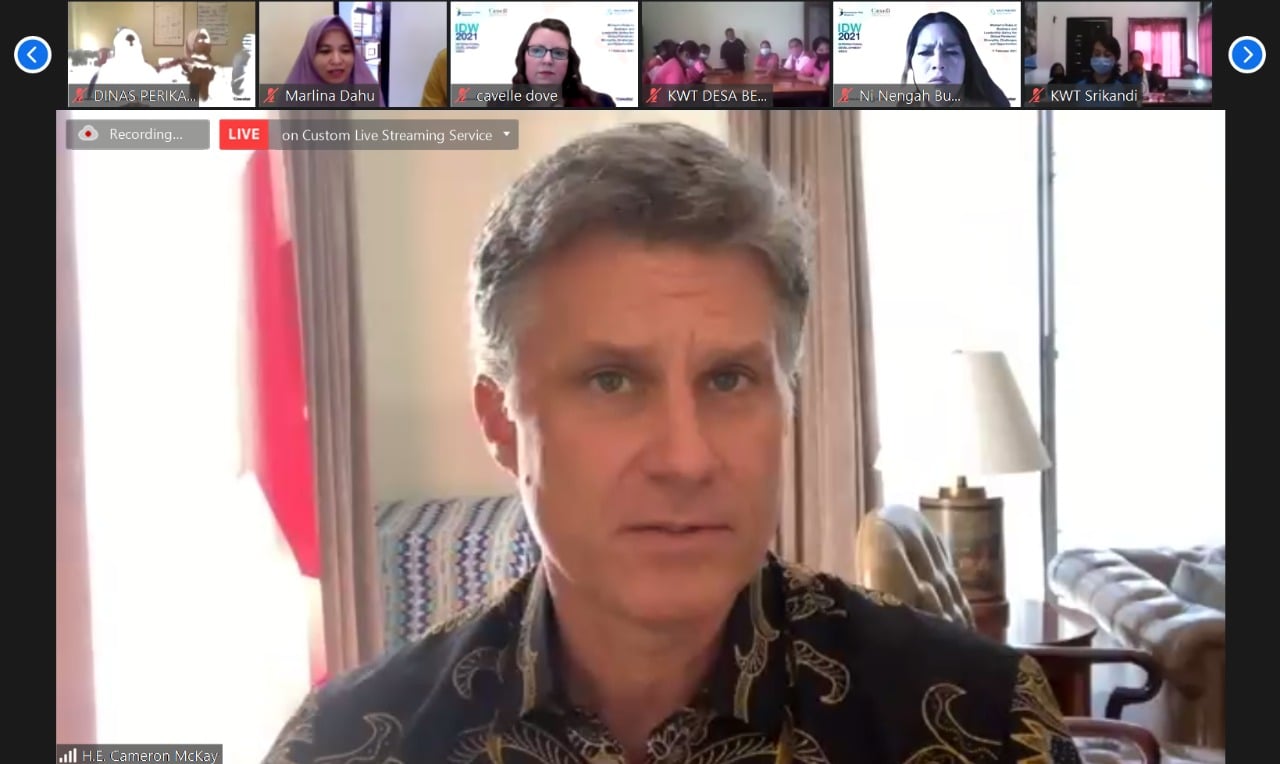 Kanada Bantu Pengembangan Kewirausahaan Wanita RI Lewat NSLIC