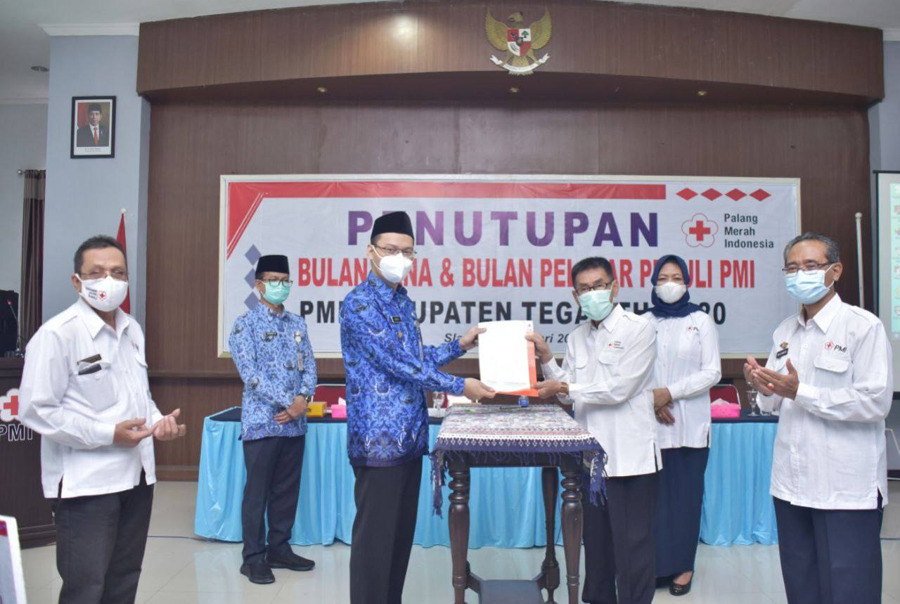 Penutupan bulan dana PMI Tegal
