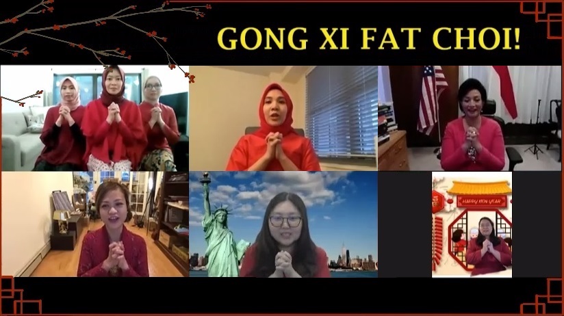 WNI di New York Ucapkan Selamat Imlek dan Ingatkan 5M