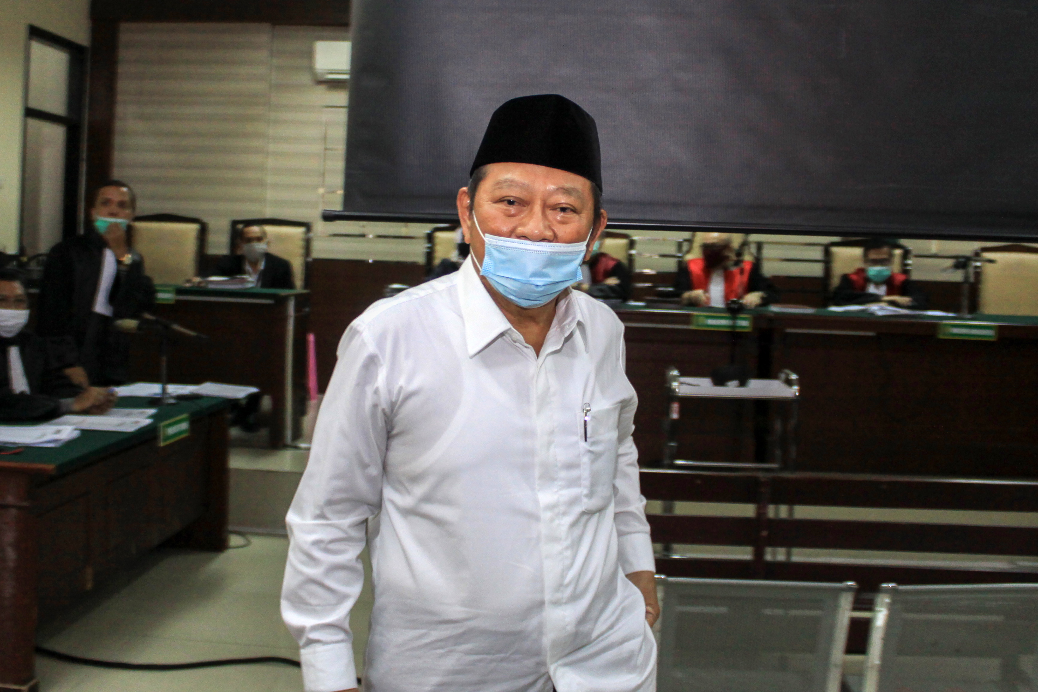 Terdakwa Bupati nonaktif Sidoarjo Saiful Ilah