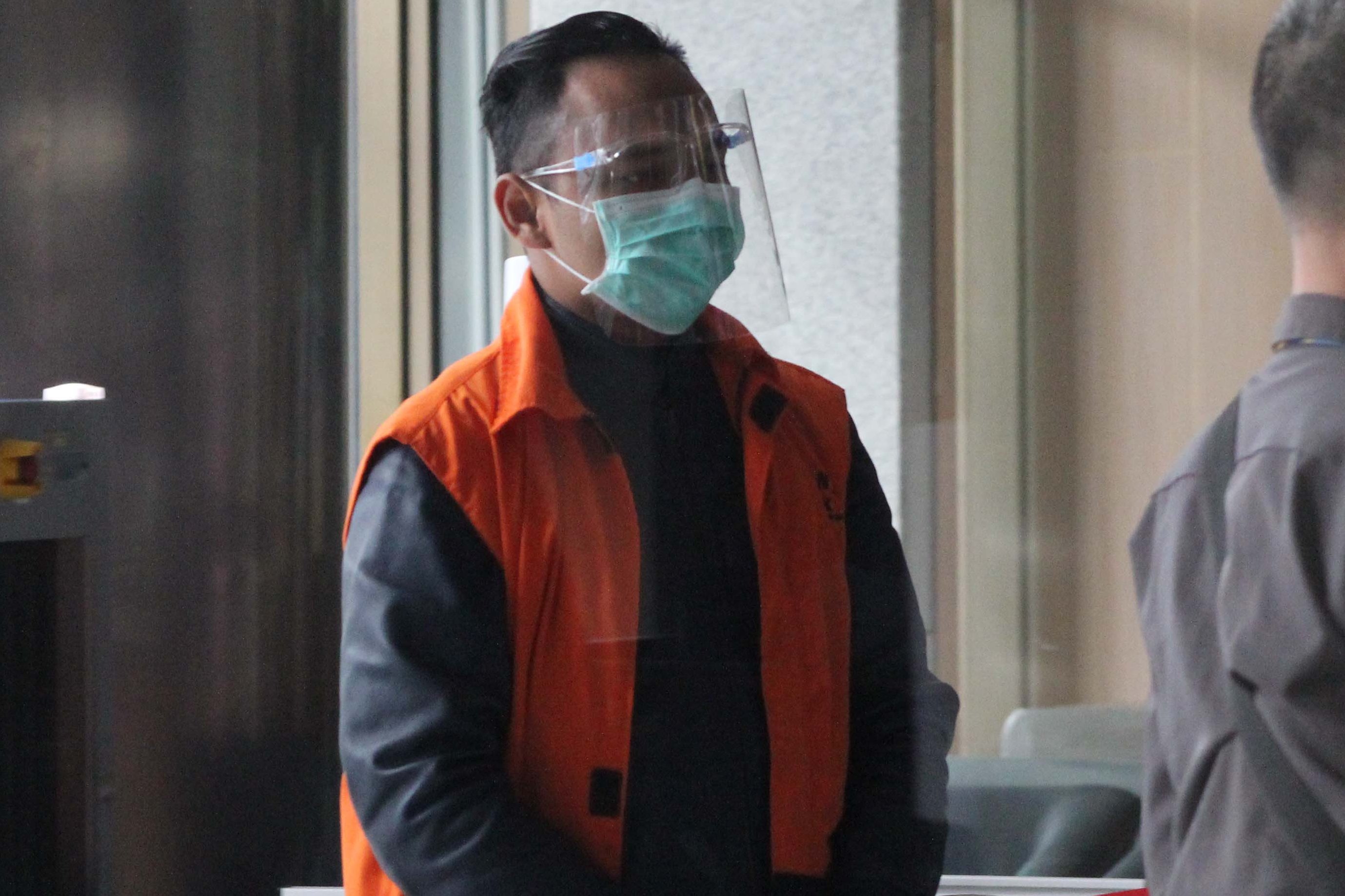 Tersangka Staf Ahli dari istri Edhy Prabowo yang Anggota DPR Fraksi Gerindra Iis Rosita Dewi, Ainul Faqih.