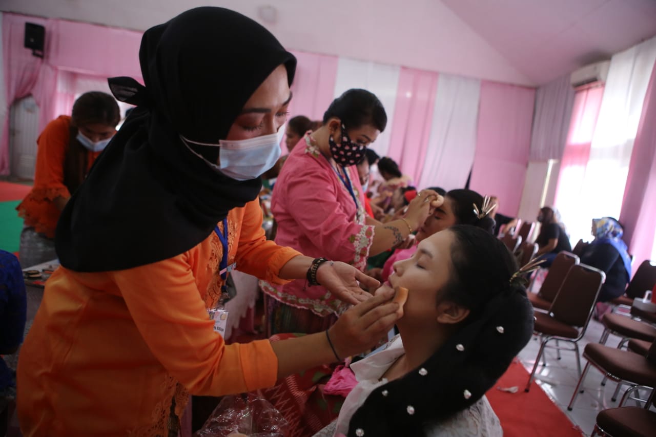 Pelatihan tata rias di Lapas Kelas IIA Wanita Tangerang