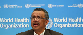 Dirjen WHO Tedros Adhanom Ghebreyesus.