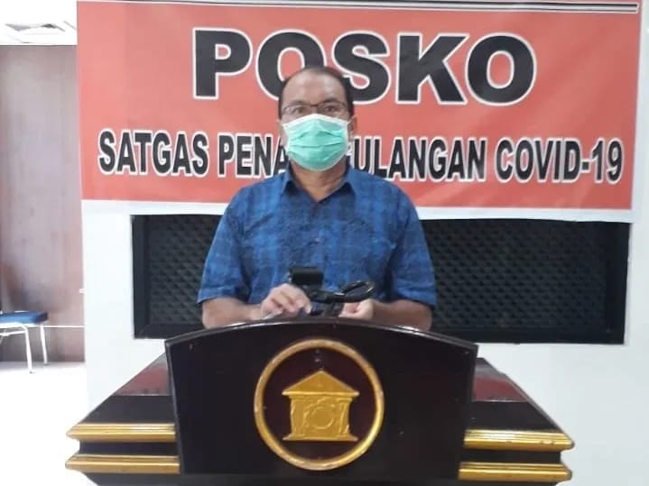 Juru Bicara Satgas Covid-19 Kota Sorong Ruddy Rudolf Lakku