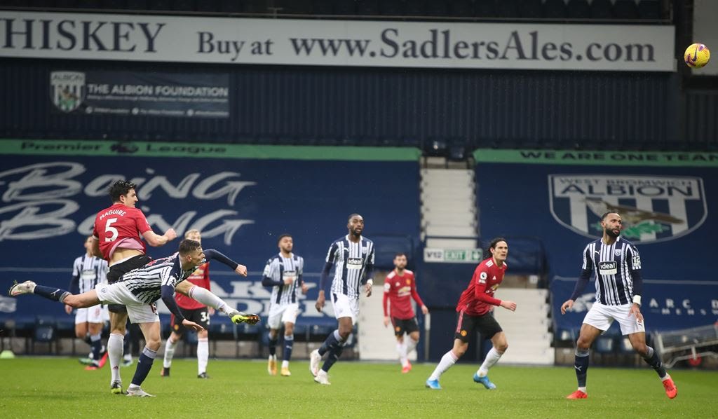 West Bromwich Albion versus Manchester United