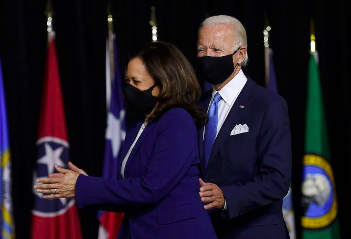 Presiden terpilih Amerika Serikat Joe Biden dan Wakil Presiden terpilih Kamala Harris