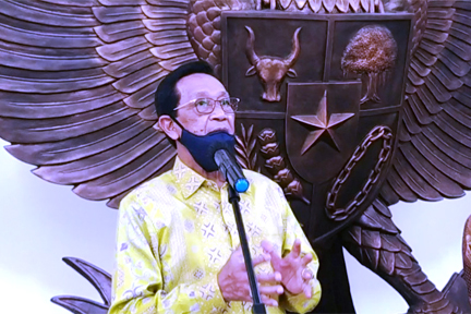 Gubernur DIY Sri Sultan HB X.