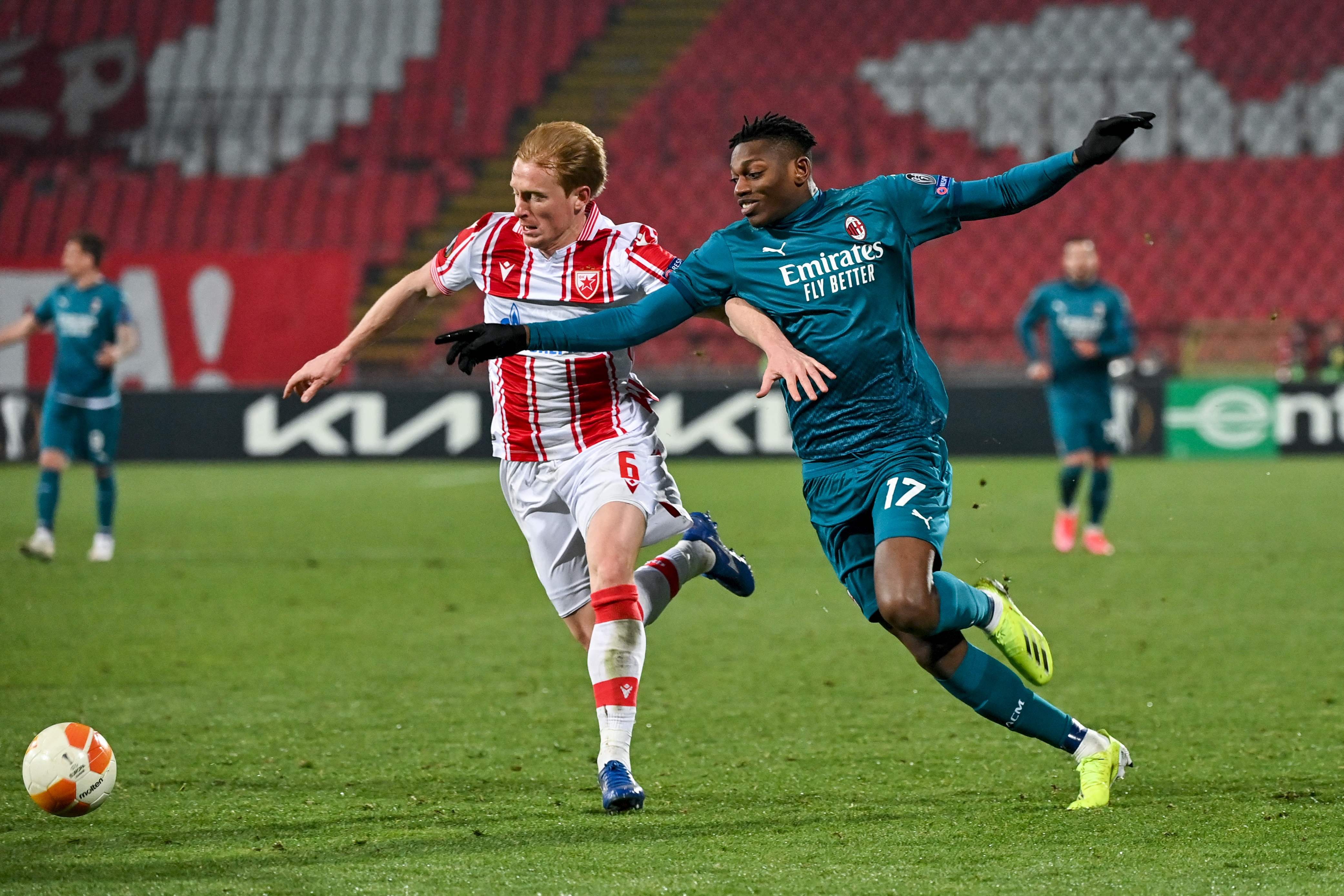 Pertandingan antara AC Milan dan Red Star Belgrad