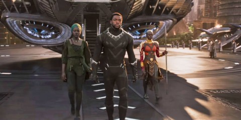 Cuplikan adegan dari film Black Panther