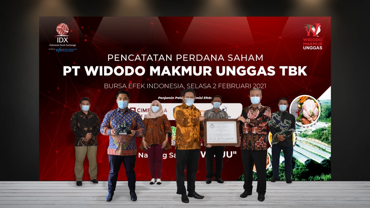 Pencatatan saham Widodo Makmur Unggas