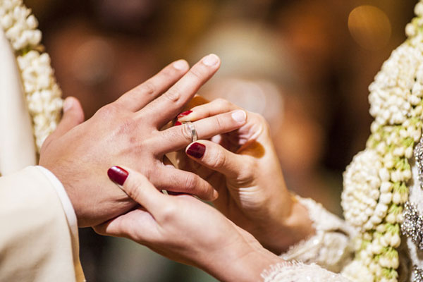 Ilustrasi pernikahan