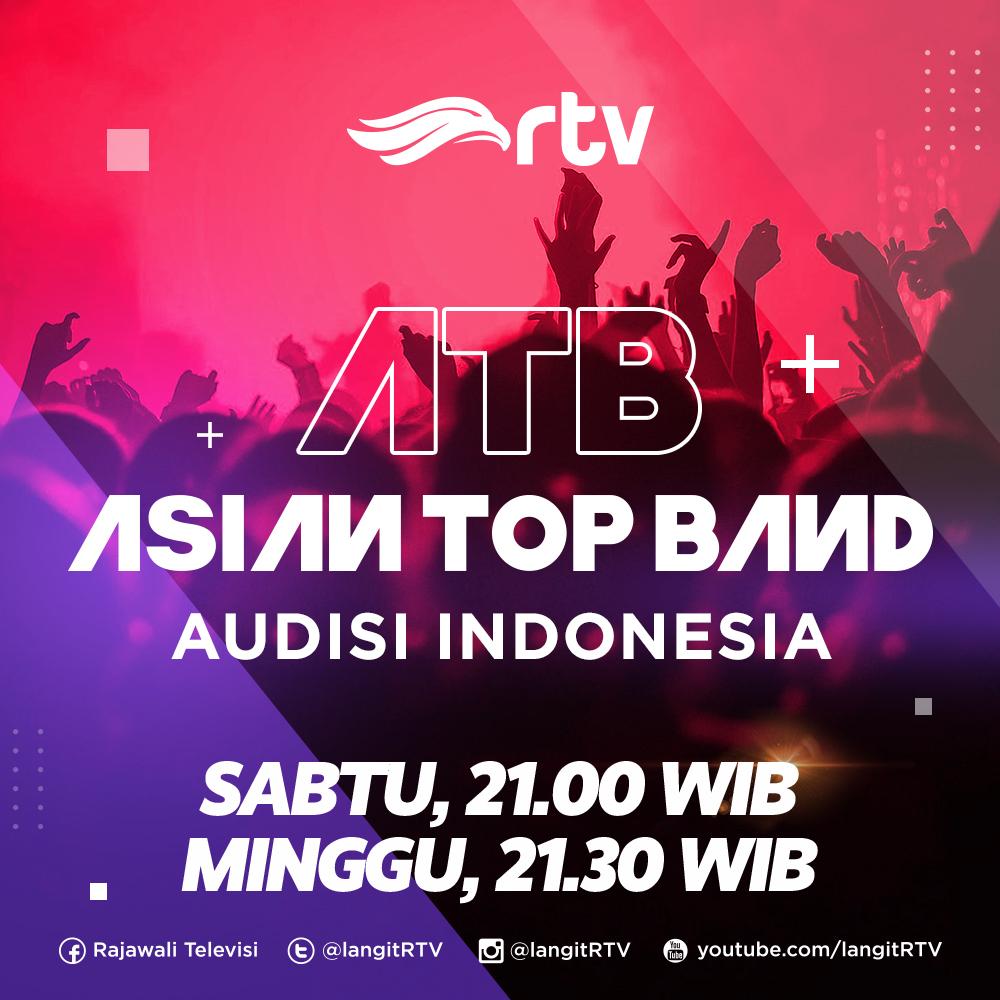 RTV kembali menghadirkan sebuah program terbarunya bertajuk Asian Top Band (ATB) selaku pemegang hak siar di Indonesia.