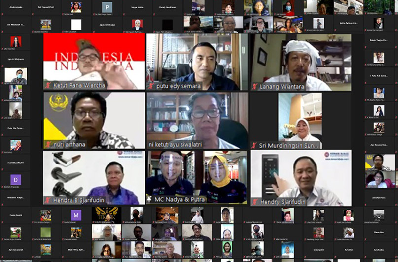 Seminar daring 'Arsitektur Bali: Tradisi dan Kekinian', Kamis (18/2). 