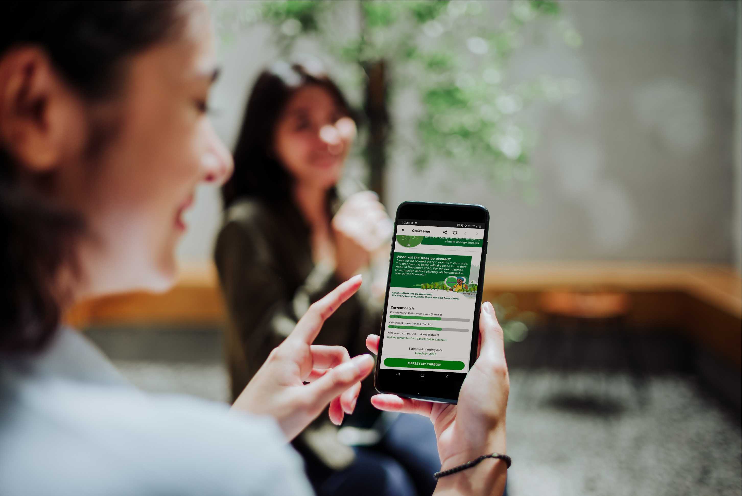 Fitur GoGreener di aplikasi GoJek