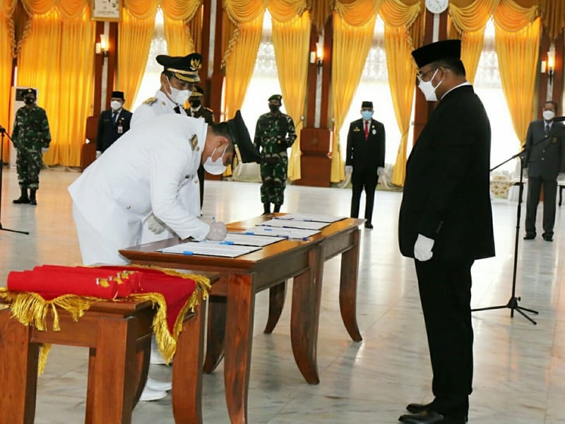 Pelantikan kepala daerah Kalimantan Selatan