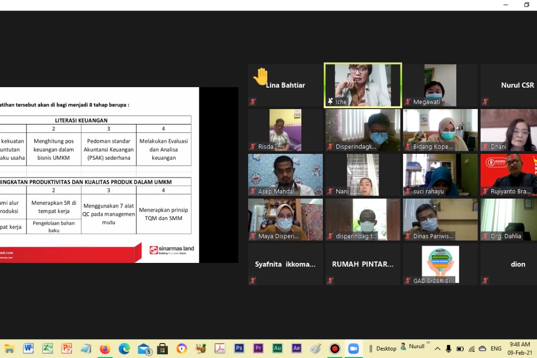 Sinar Mas Land Beri Pelatihan Digitalisasi Pemasaran bagi 400 UMKM
