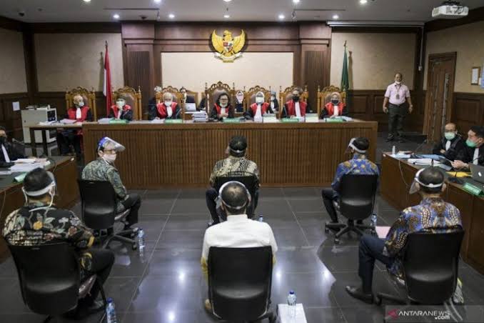 Sidang kasus Jiwasraya di Pengadilan Tipikor Jakarta