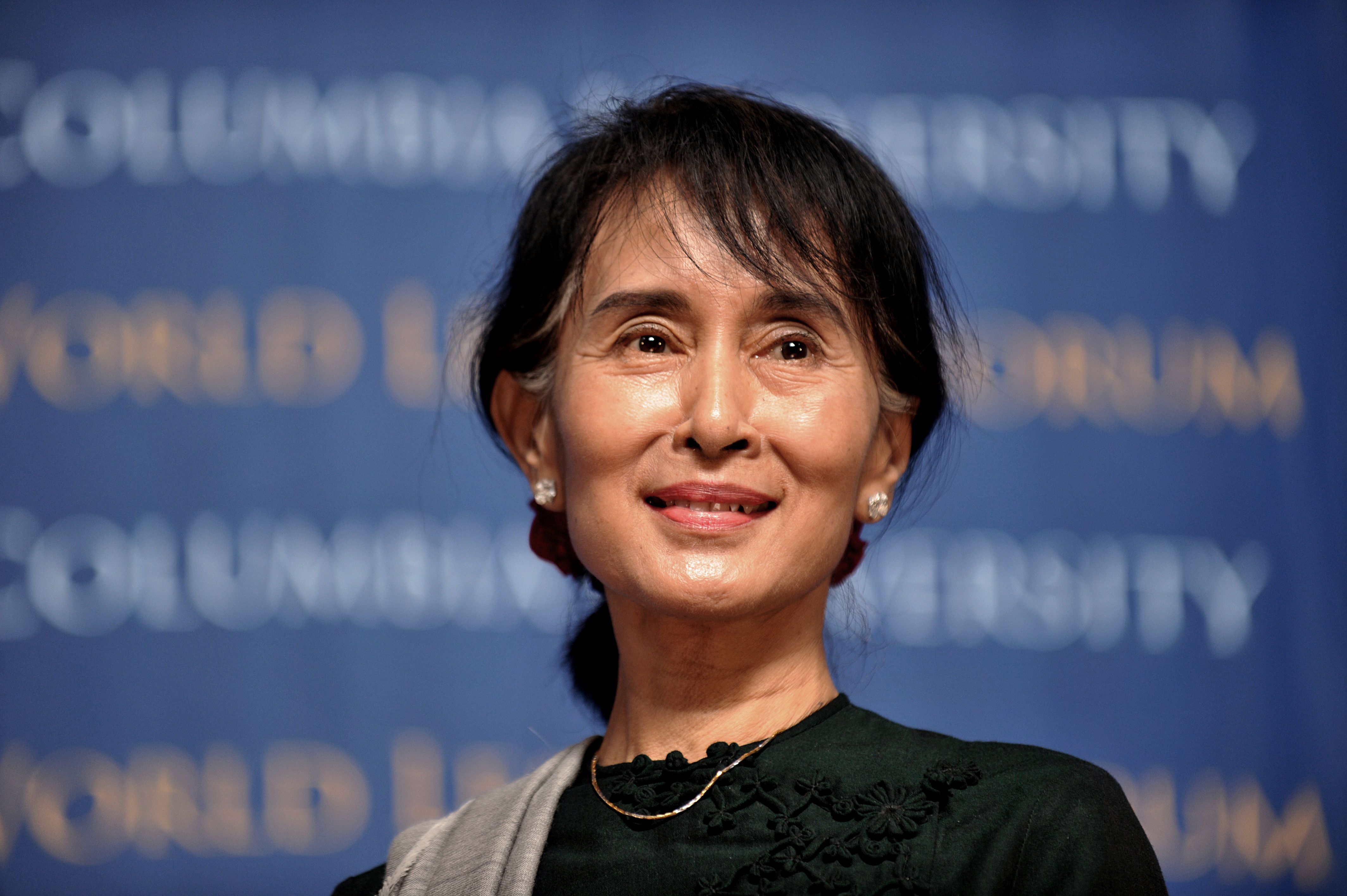 Pemimpin Myanmar Aung San Suu Kyi