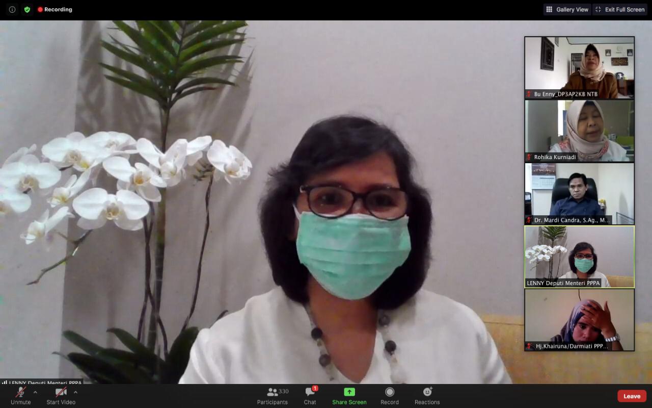 Deputi Bidang Pemenuhan Hak Anak Kementerian Pemberdayaan Perempuan dan Perlindungan Anak (Kemen PPPA), Lenny N. Rosalin