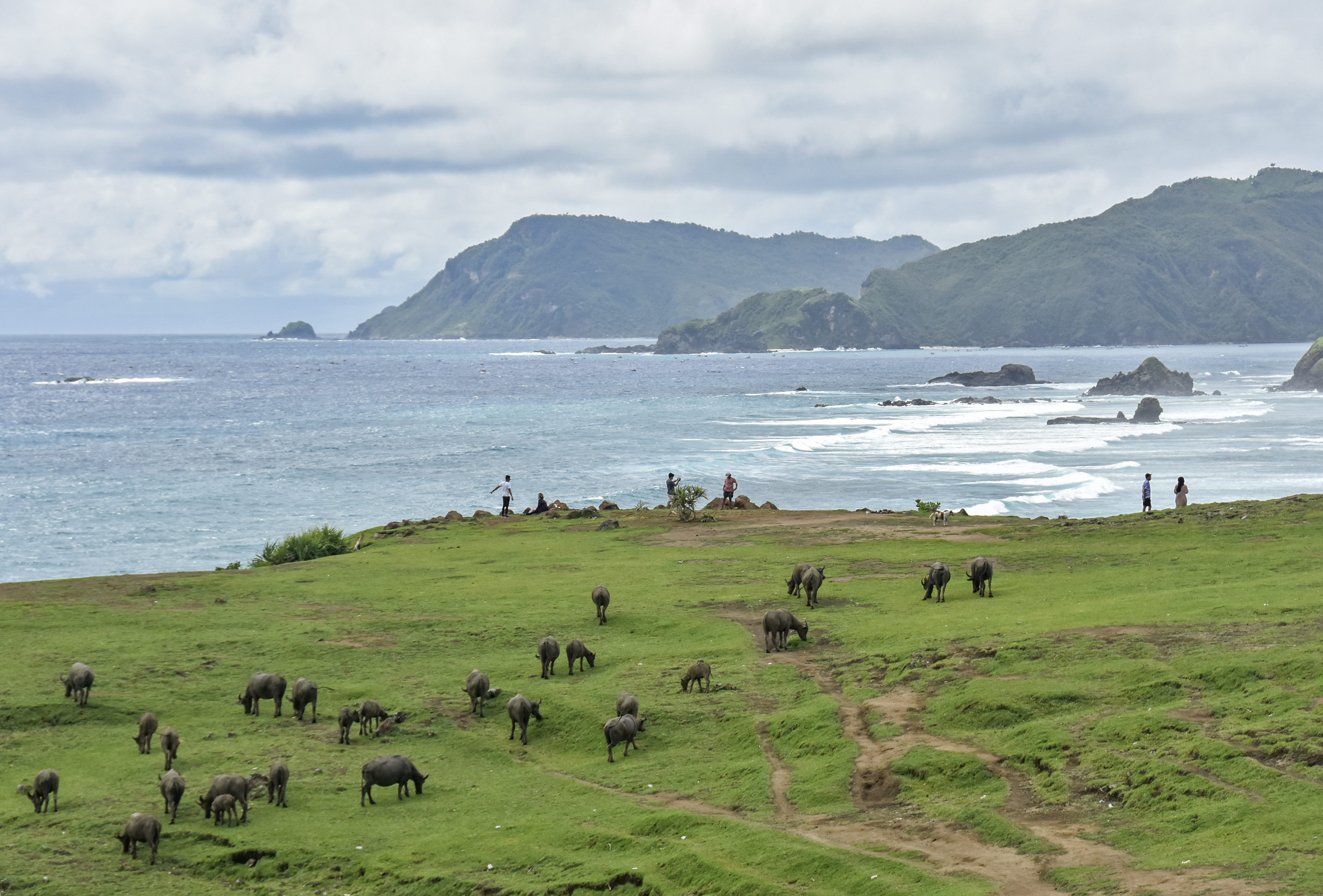 Salah satu destinasi super prioritas, Bukit Merese di Kawasan Ekonomi Khusus (KEK) Mandalika di Kecamatan Pujut, Praya, Lombok Tengah