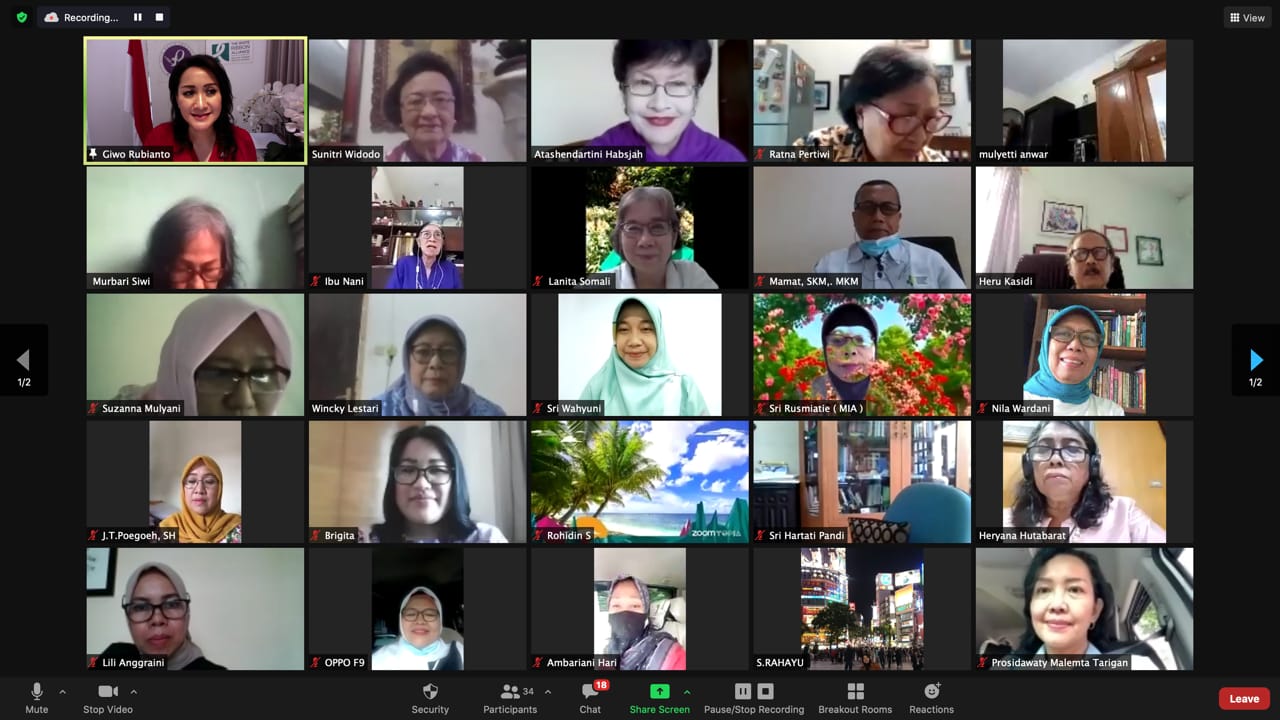 Pertemuan virtual PPI.