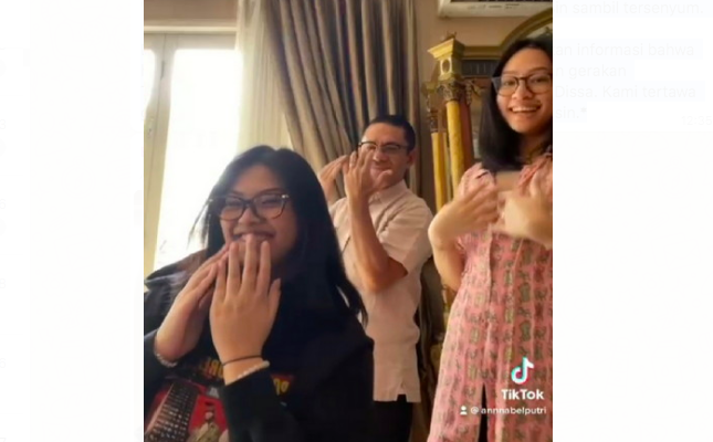 Saleh Husin Tingkatkan Imun Dengan TikTok Dance Bersama Putrinya